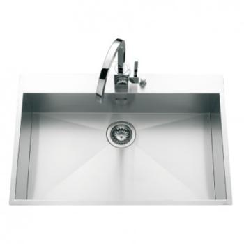 Evier LUISINA MONTEVERDI Inox Satine 1 grande cuve