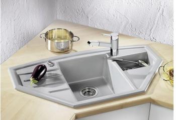 Evier d angle BLANCO BLANCOPRION 9E 1C 1 2 CERAMIQUE Evier d angle BLANCO BLANCOPRION