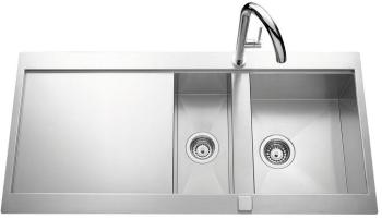 Evier de cuisine Inox 1.5 cuves Roma Plus EV5611