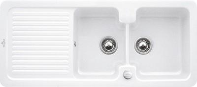 Evier en céramique 2 bacs Villeroy Boch CONDOR 80 Evier en céramique 2 bacs