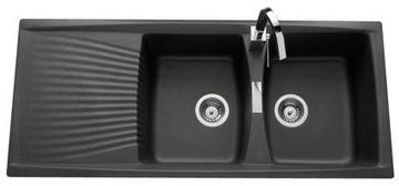 Aquatop JS Schock Evier de cuisine cristalite 2 ba