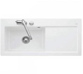 Evier céramique blanc Villeroy & Boch SUBWAY 1 gra