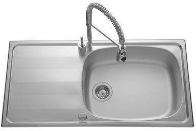 Evier de cuisine Inox 1 grande Cuve BOLOGNA EV 520