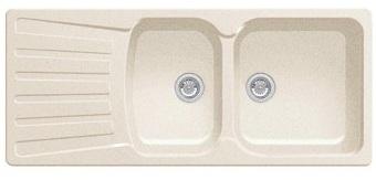 BLANCO évier 2 bacs + égouttoir BLANCONOVA 8 S 121