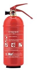 Extincteur Poudre polyvalente MATINCENDIE PDRE1K poudre Extincteur Poudre polyvalente
