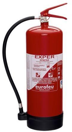 Extincteur 9 L eau pulvérisée avec additif NF Fabriqué Extincteur 9 L eau pulvérisée