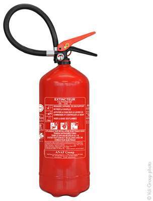 Extincteur pour Poudre 6kg/6l