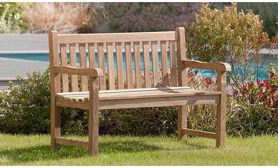 BANC DE JARDIN EN TECK 2 PLACES - Collection Delhi