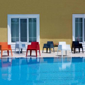 Fauteuil de terrasse moderne en polypropylène - Bo