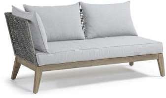 Canapé en acacia modulaire pour extérieur - JULES