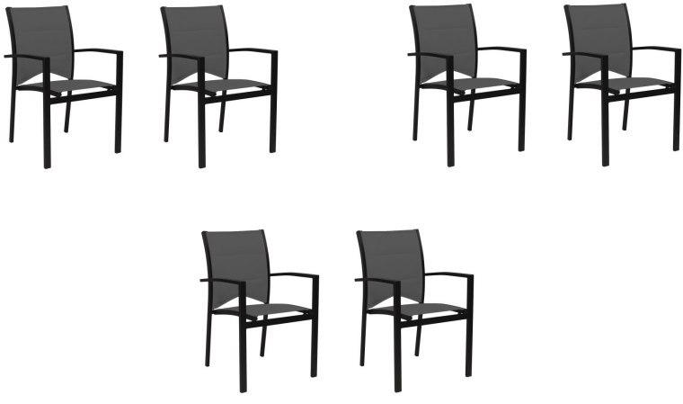 FAUTEUIL DE JARDIN DESIGN EN ALUMINIUM GRIS - Coll