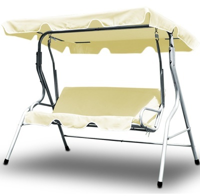 Balancelle de jardin terrasse 3 personnes 180x130x