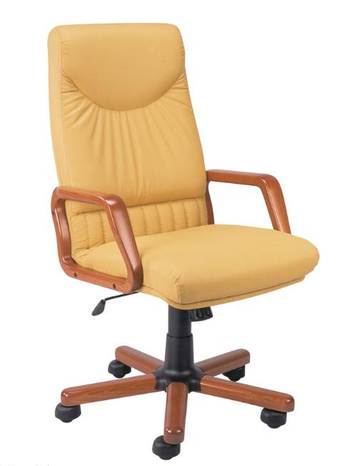 Fauteuil Direction Modèle SWING cuir Ivoire