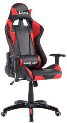 Fauteuil de bureau GAMING noir et rouge Fauteuil de bureau GAMING