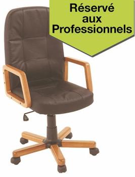Fauteuils budget cuir & bois