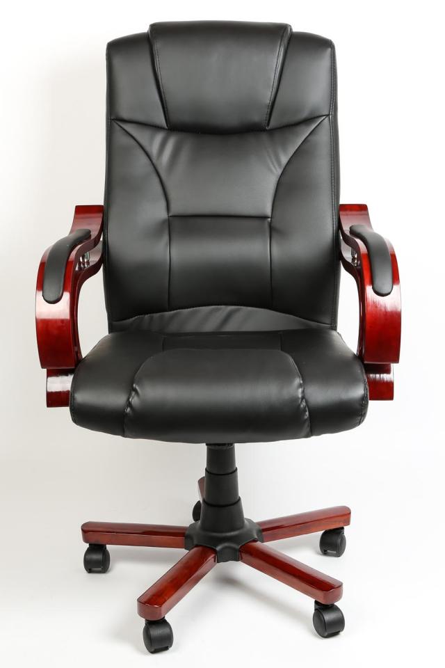 CLP Fauteuil de bureau CHARLES PRO bois noir régla