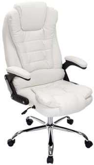 CLP Fauteuil de bureau Thor metal blanc réglable e