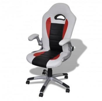VidaXL Fauteuil en similicuir moderne de bureau de