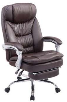 CLP Fauteuil de bureau XL Troy similicuir metal ma