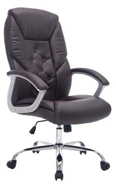 CLP Fauteuil de bureau XXL Rodeo metal marron 46,5