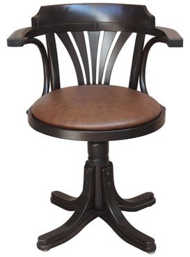 Fauteuil tournant assise rembourrée