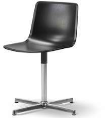 Chaise pivotante Pato Veneer Swivel avec coque Boi