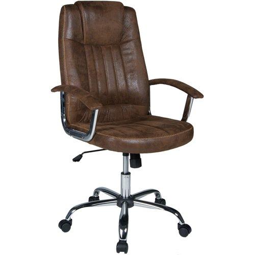Fauteuil De Bureau Réglable à Roulettes Vintage, B