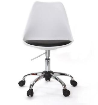 Chaise de bureau blanc à roulettes NEW STEEVY