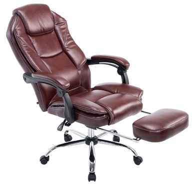 CLP Fauteuil de bureau Castle metal bordeaux régla