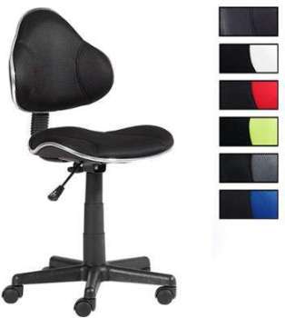 Fauteuil de bureau enfant ALONDRA, noir/noir