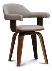 Chaise de bureau pivotante - TURN NOYER ECRU