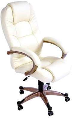 Fauteuil de bureau ivoire TORONTO
