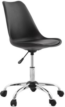 Chaise de bureau moderne SEDIA noire