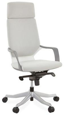 Fauteuil de bureau design BABEL en tissu gris