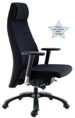 Fauteuil de bureau GOXOA Cuir noir