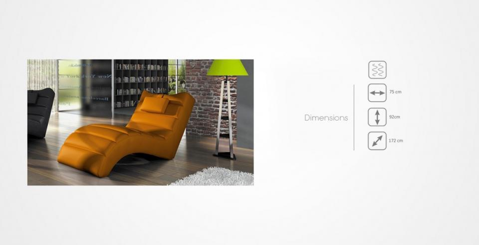 Fauteuil relax CALIFORNIA Noir