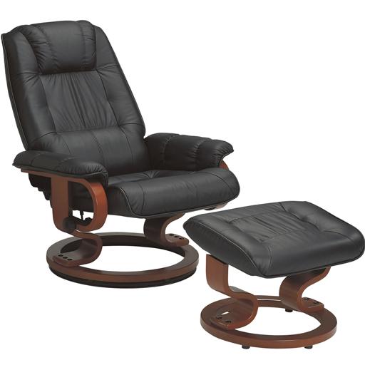 Fauteuil Relaxation Manuel cuir EXQUI rotation 360