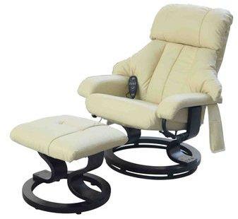 Fauteuil Relax Massant Brasilia crème Fauteuil Relax Massant Brasilia