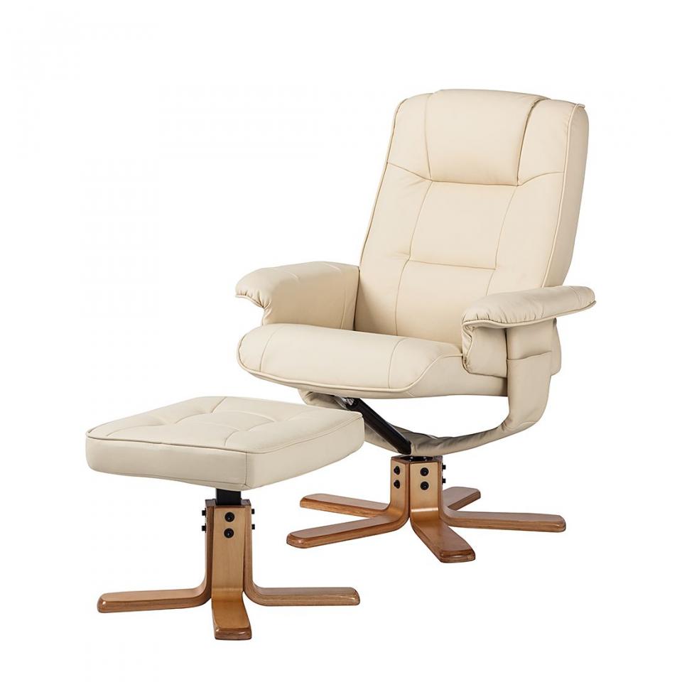 Fauteuil de relaxation Cosimo (avec repose-pieds)