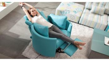 MOON Fauteuil Cuir Relaxation Manuel ou Electrique