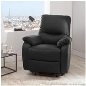 Fauteuil releveur et relax électrique en cuir GASP