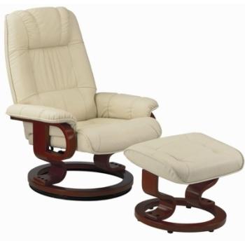Fauteuil de relaxation cuir Camaïeu,
