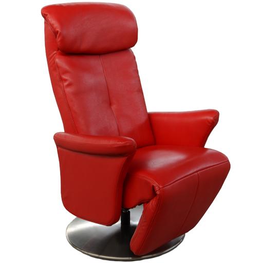 Fauteuil Manuel 100% Cuir Italien rotation 360° PR