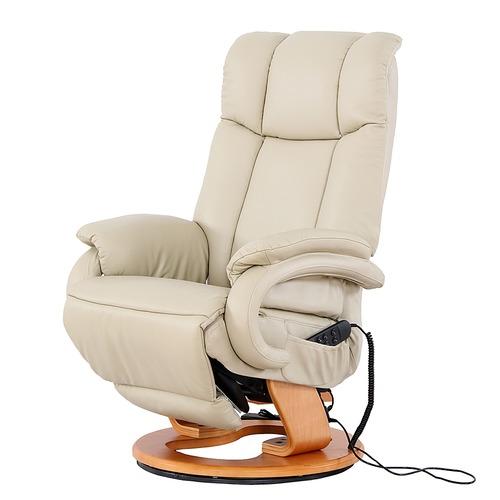 Fauteuil de relaxation Casey - Cuir véritable / Im