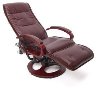 Fauteuil Relax Massant AVIGNON Similicuir Bordeaux Fauteuil Relax Massant AVIGNON