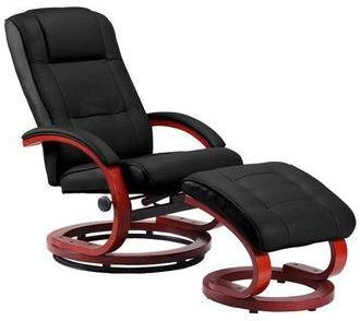 Fauteuil Relax Massant EVIAN Similicuir Noir Fauteuil Relax Massant EVIAN