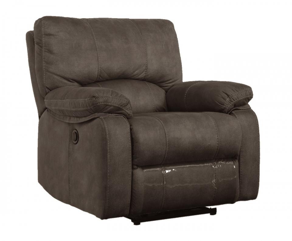 Fauteuil relax électrique marron chocolat - Simon