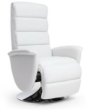 Fauteuil relax manuel blanc NELSON