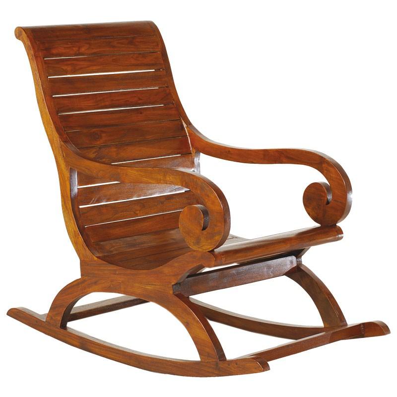 Rocking chair - HANOI - L 56 x l 110 x H 97