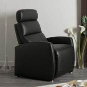 Fauteuil relax en cuir avec têtière réglable AUGUS
